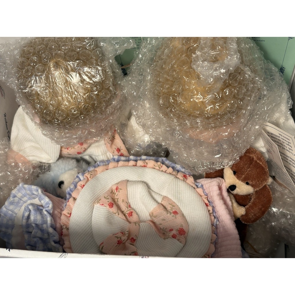 Duck House Heirloom Dolls 961/5000 Numbered Boy & Girl Set Becca & Blake NIB - Picture 16 of 16
